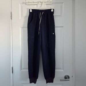 FIGS Petite Relaxed Jogger Scrub Pants - Navy - Size XXS